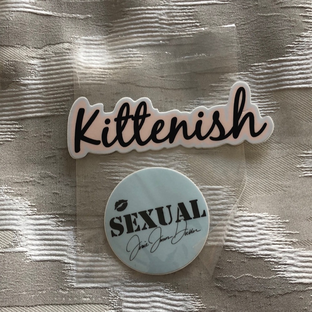 Kittenish stickers